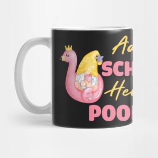 Adios School Hello Pool Funny Student or Teacher - Teacher Student Summer Sayings Flamingo - Summer Student Funny Teacher Mug